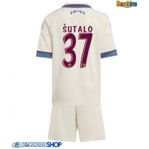 Maglie da calcio Ajax Josip Sutalo #37 Terza Maglia Bambino 2025-26 Manica Corta (+ Pantaloni corti)